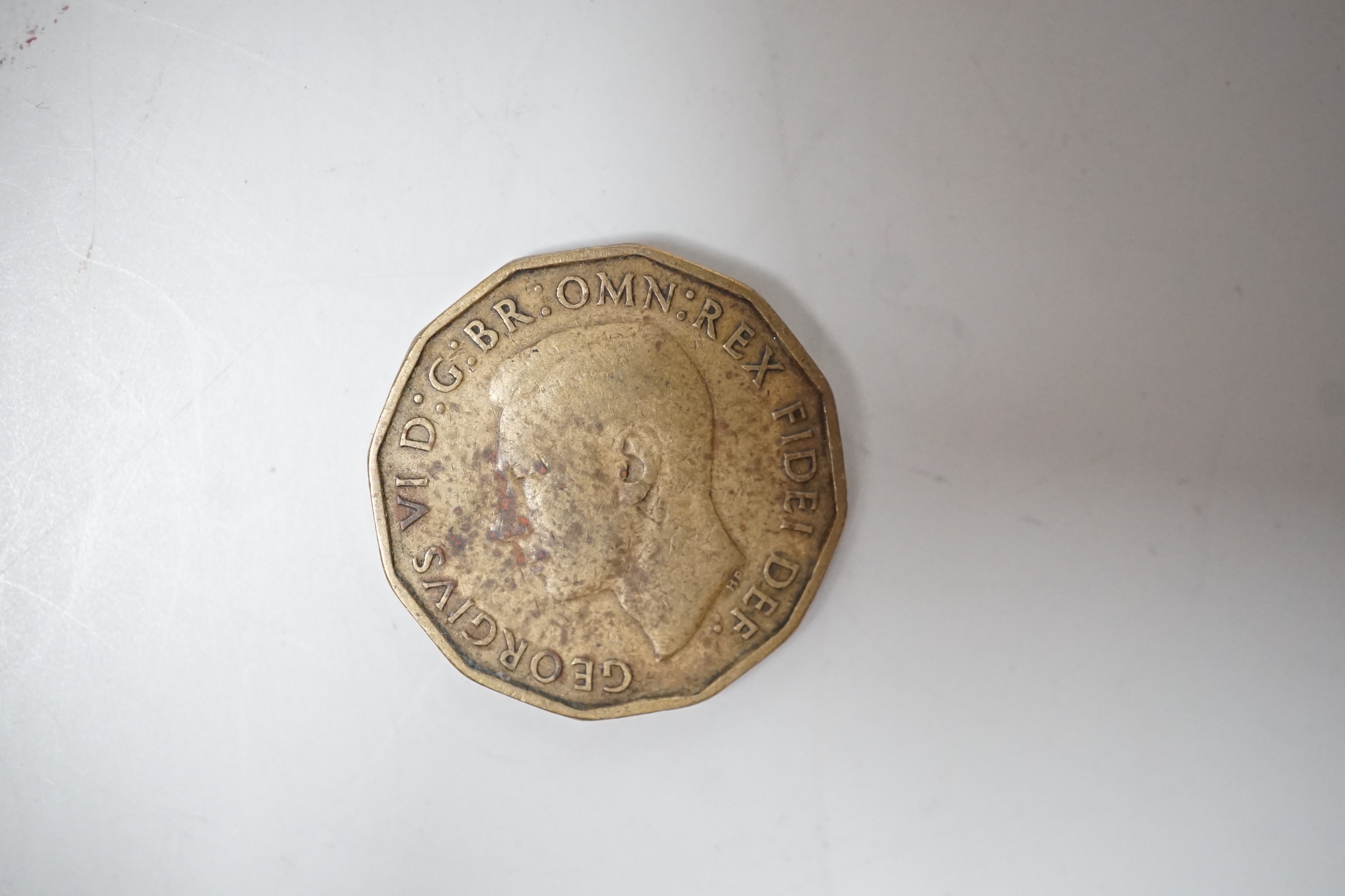 A George VI threepence 1949